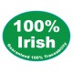 '100% Irish' Label